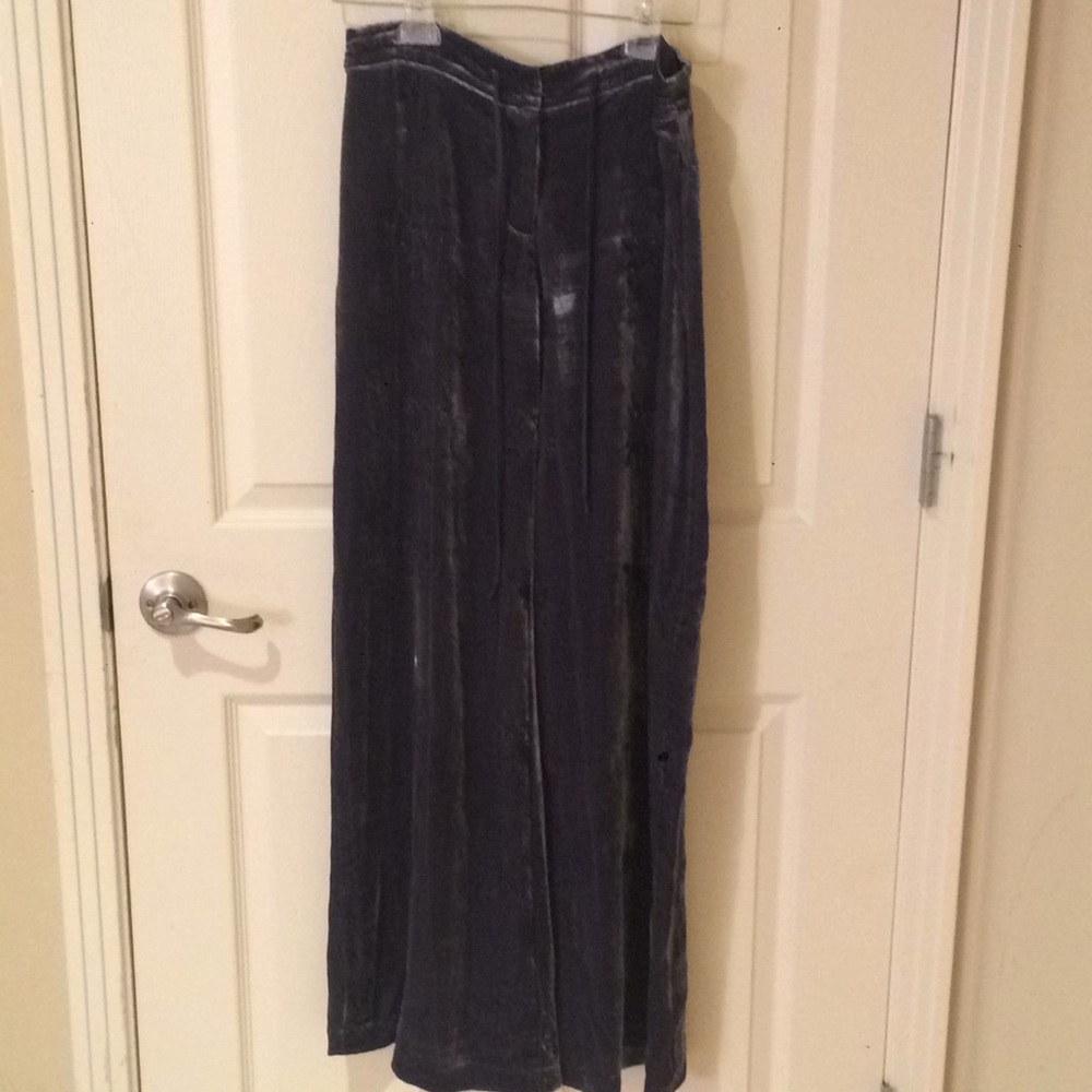 Love and Liberty blue velvet pants